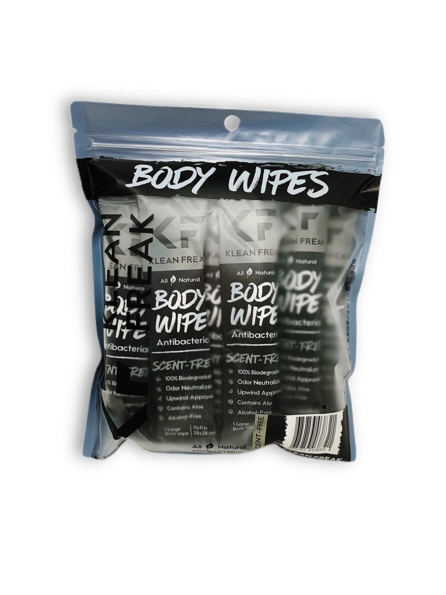 Klean Freak Body Wipe - 12 Pack